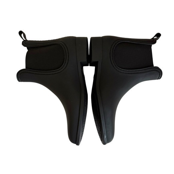 Jeffrey Campbell PLAY Forecast 2 Matte Black Chelsea Rainboots Size 8 Waterproof - Picture 6 of 12